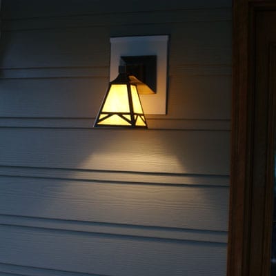 Sconce light.
