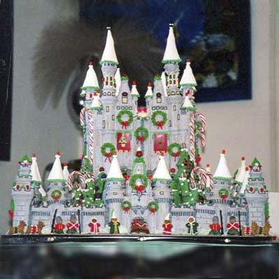 Christmas gingerbread castle
