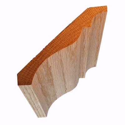 Elliptical ogee crown molding.