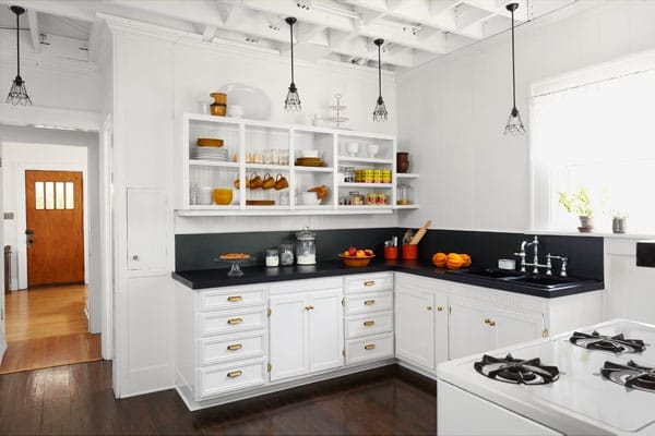 A bright kitchen