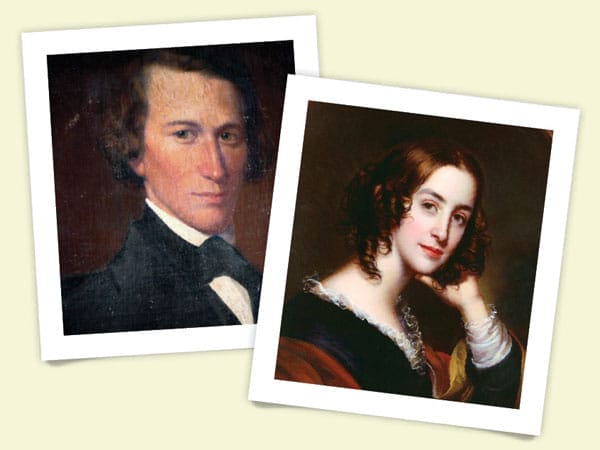 Historic portraits of Charles and Mary Rannells