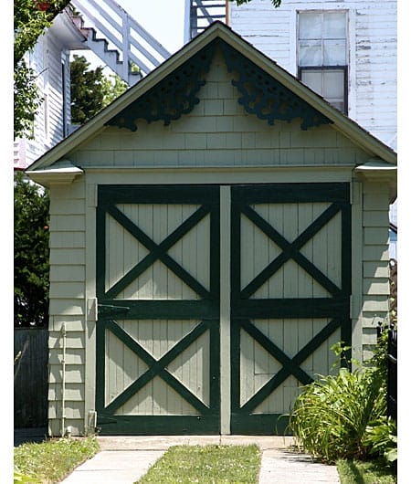 A house with rake detail gables.