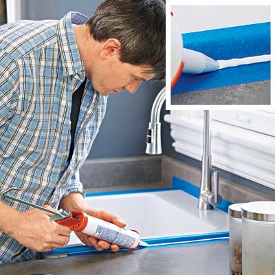 Smooth caulk