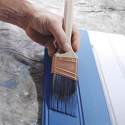 Person painting