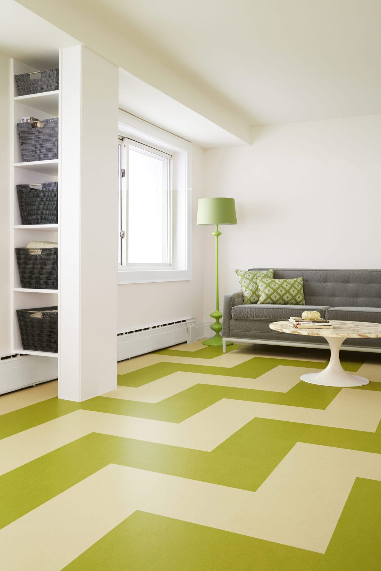 Installing a Linoleum Tile Floor