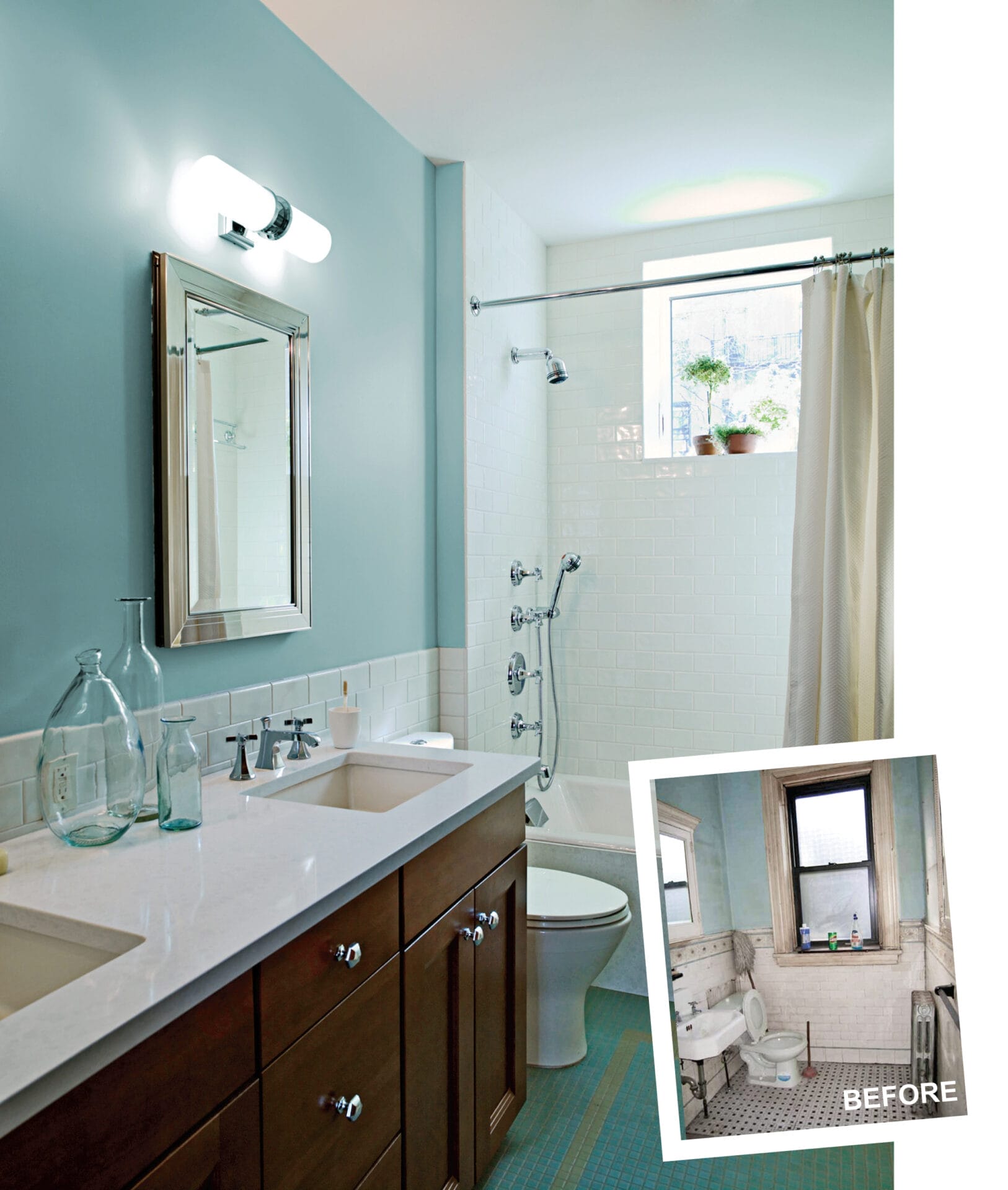Redesigned bathroom