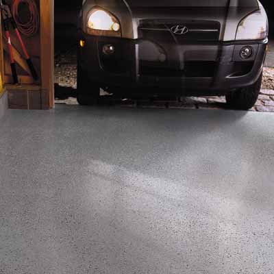 Epoxy-Coating a garage floor