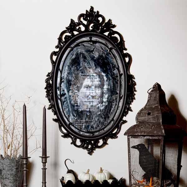 Halloween mirror Halloween decoration.