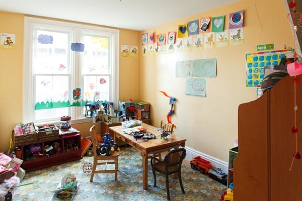 Child's playroom.