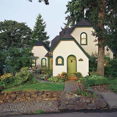 A house nicknamed the "Tulip Cottage"