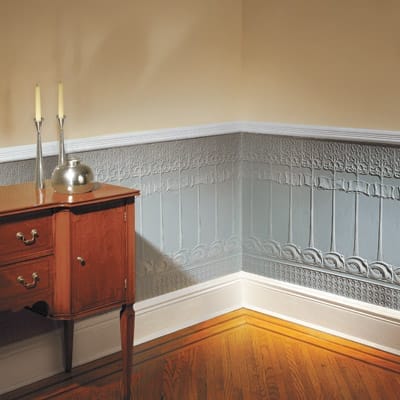 Lincrusta Wainscoting in a home