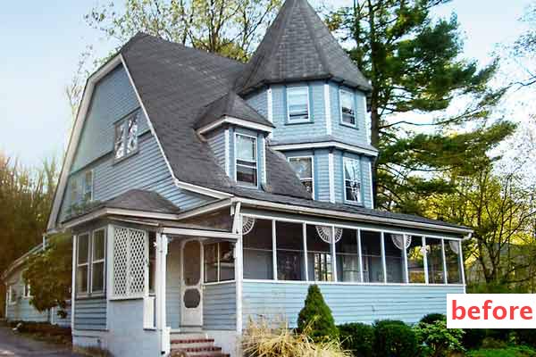 Before image of 1895 Queen Anne house.