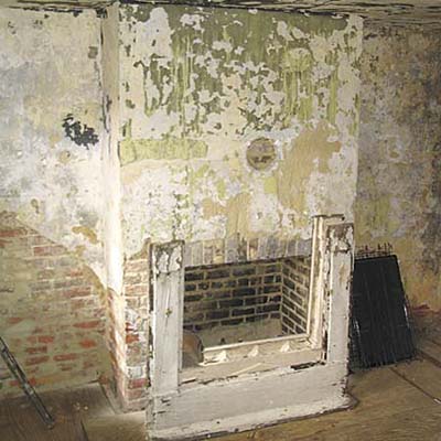 A gutted kitchen