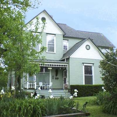 A two-story house in Oklahoma