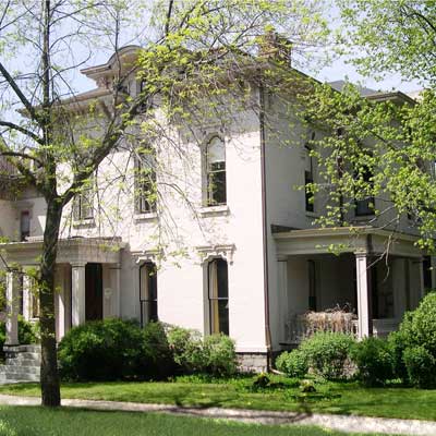 A white house in Michigan