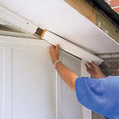 replacing the crown molding