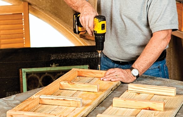 Man using drill