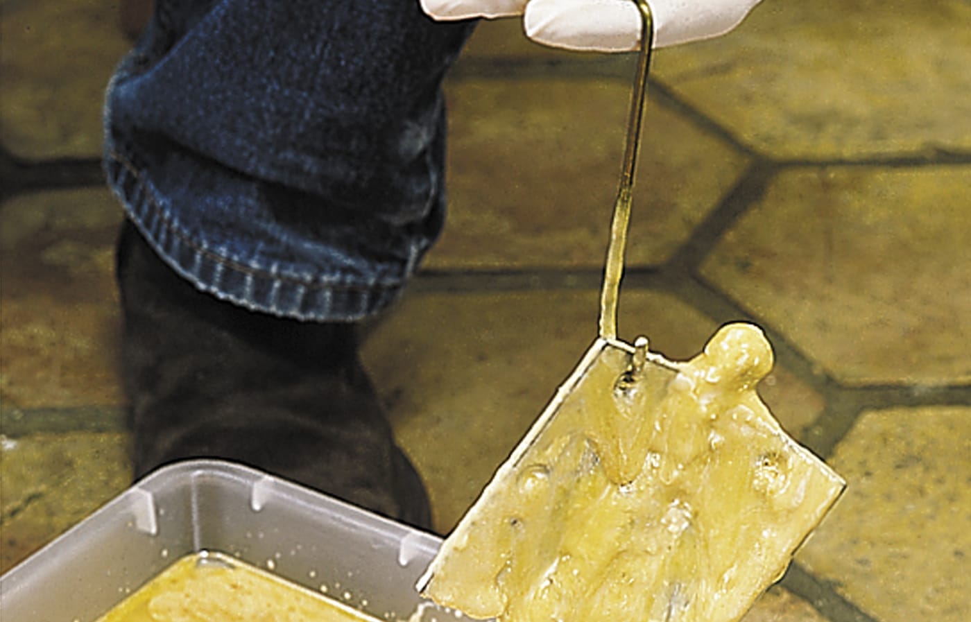 Chemical stripper for removing stubborn paint