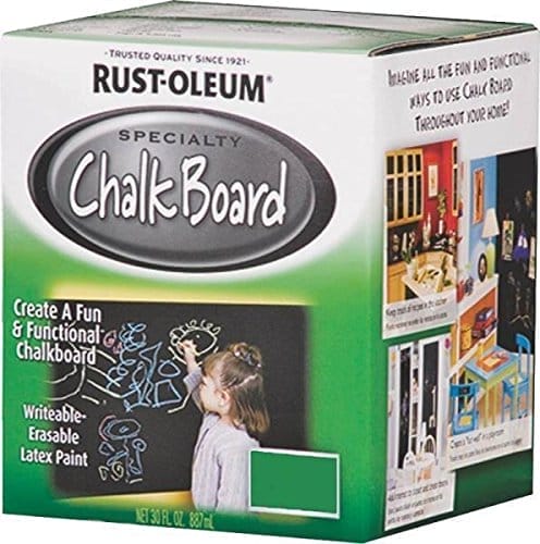 A box of chalkboard paint