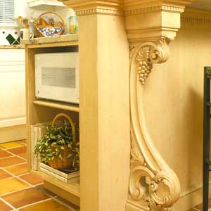 Microwave drawer placement