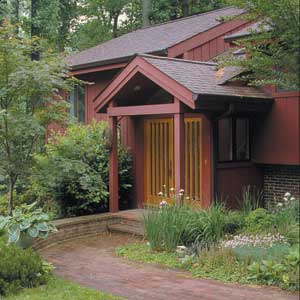 double doors added to a home for curb appeal
