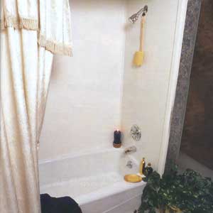 Worn out tub surround