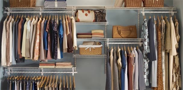 a closet organization system