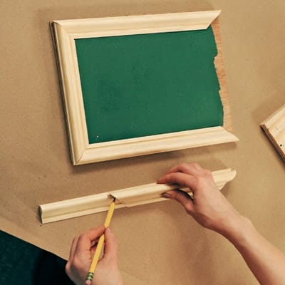 framing the lauan with molding