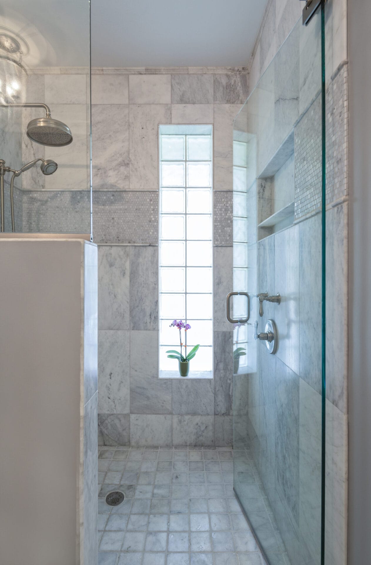 Photo of Glass Blocks installed inside a bathroom