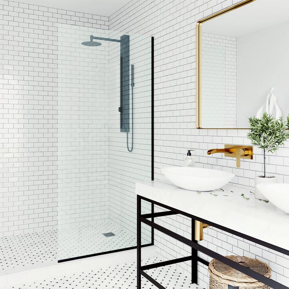 Spray screen shower