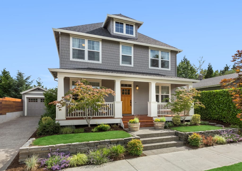 home after completing a renovation project