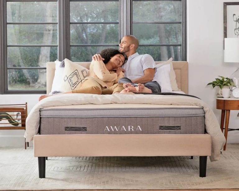 Awara latex hybrid mattress.