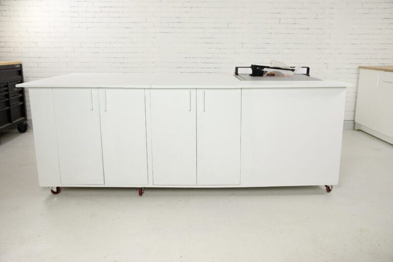 A mobile workbench.