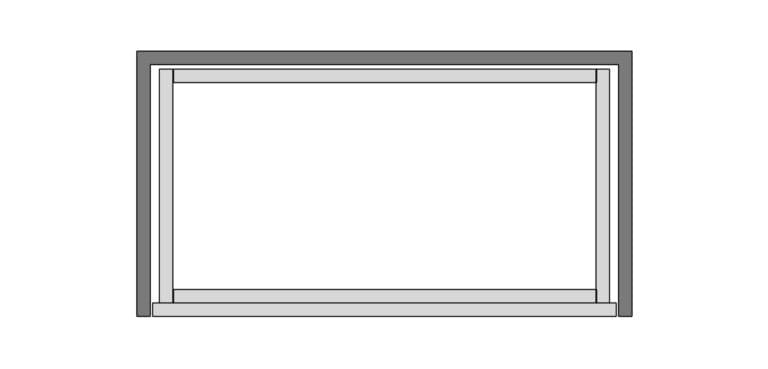 Illustration of a top view of a Workbench drawer.