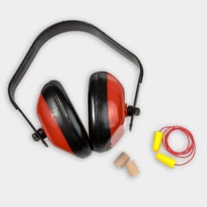 Ear muffs or plugs