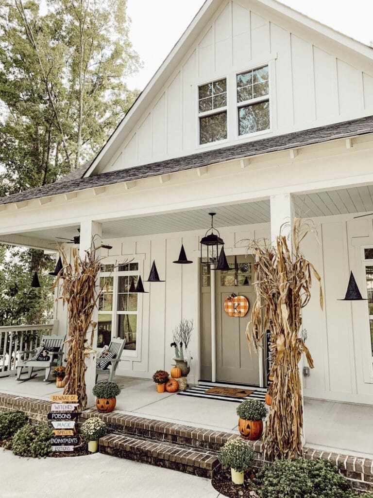 Fun and Country porch decor