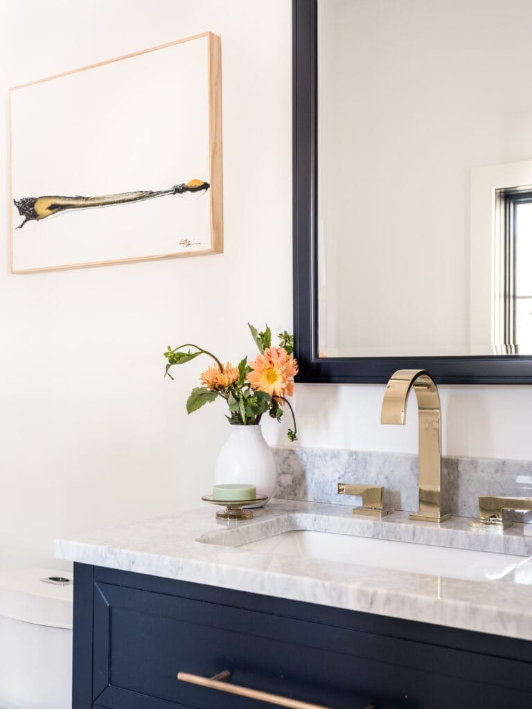 A bathroom in a multigenerational home.
