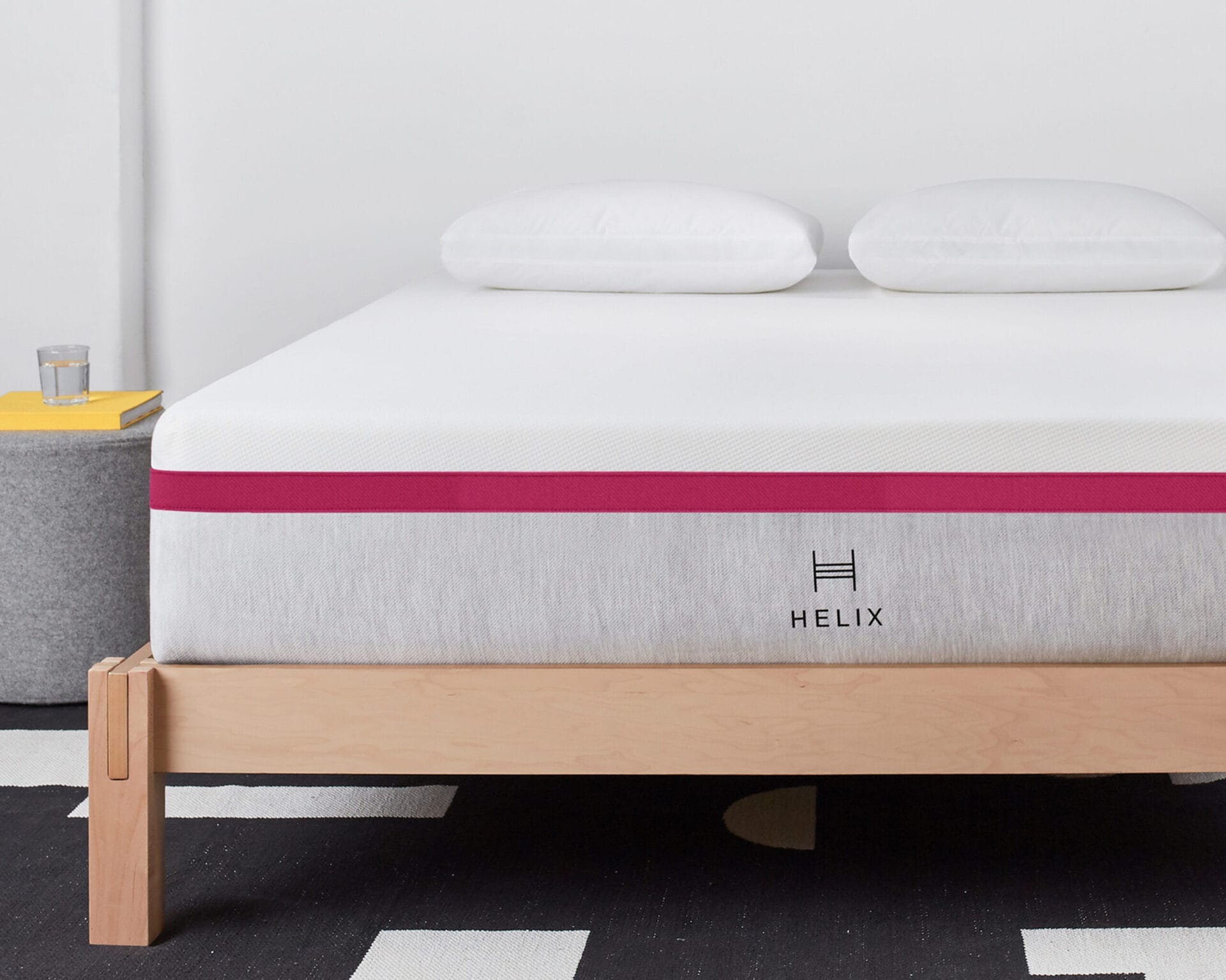 Helix Dusk medium-firm hybrid mattress.