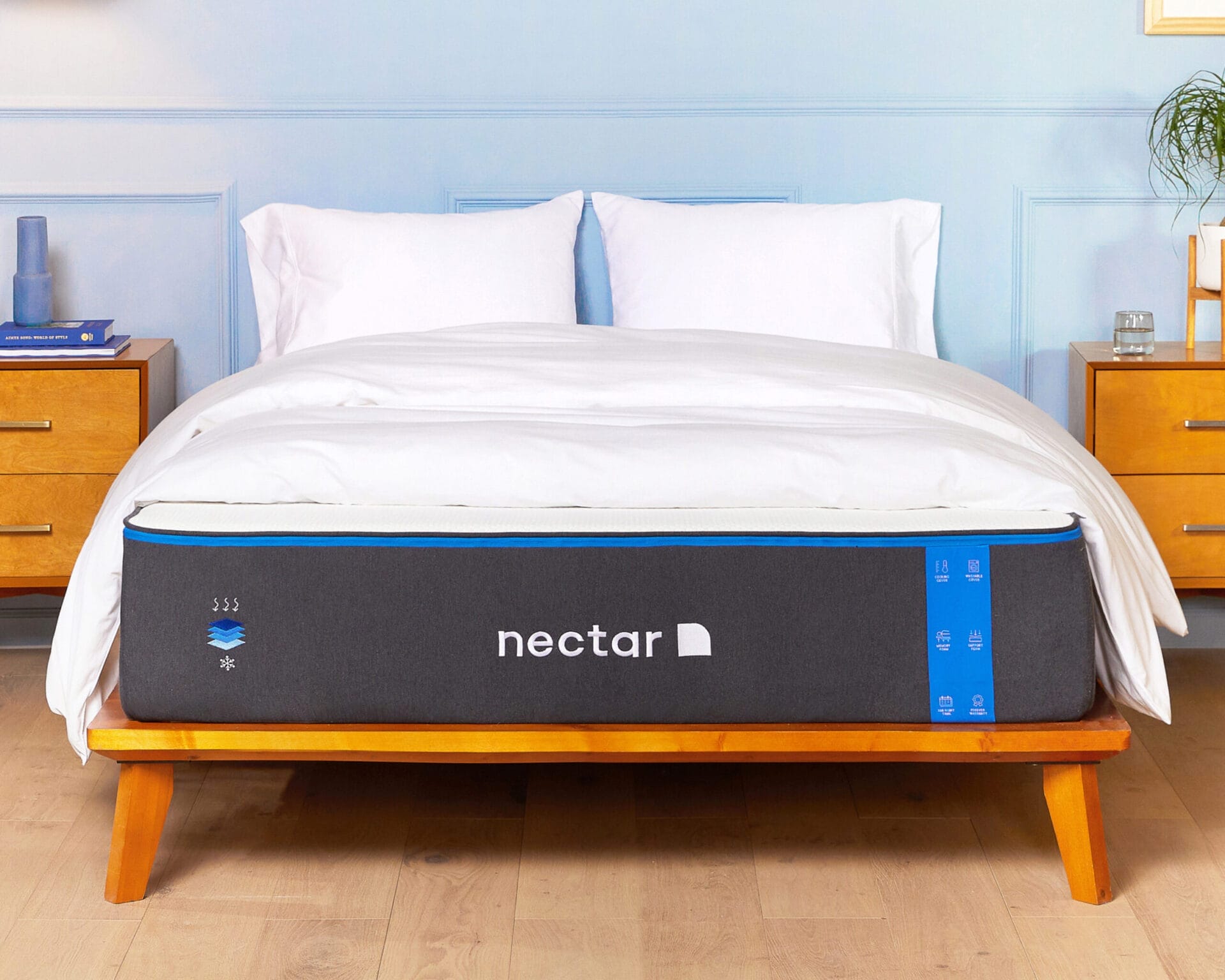 Nectar Original king size memory foam mattress.
