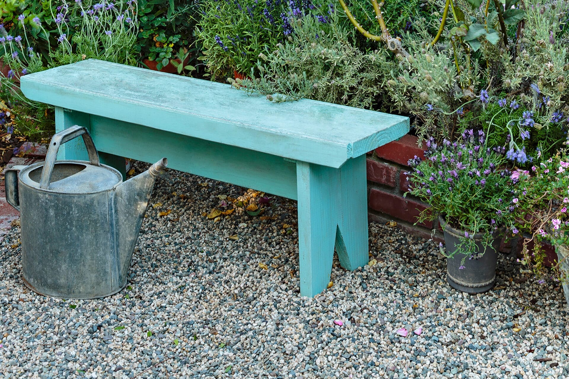 a garden bench