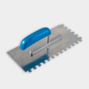 Notched trowel
