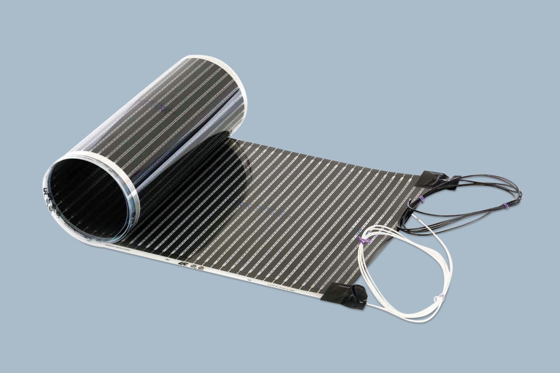 An electric film, a part of a electric radiant flooring system.