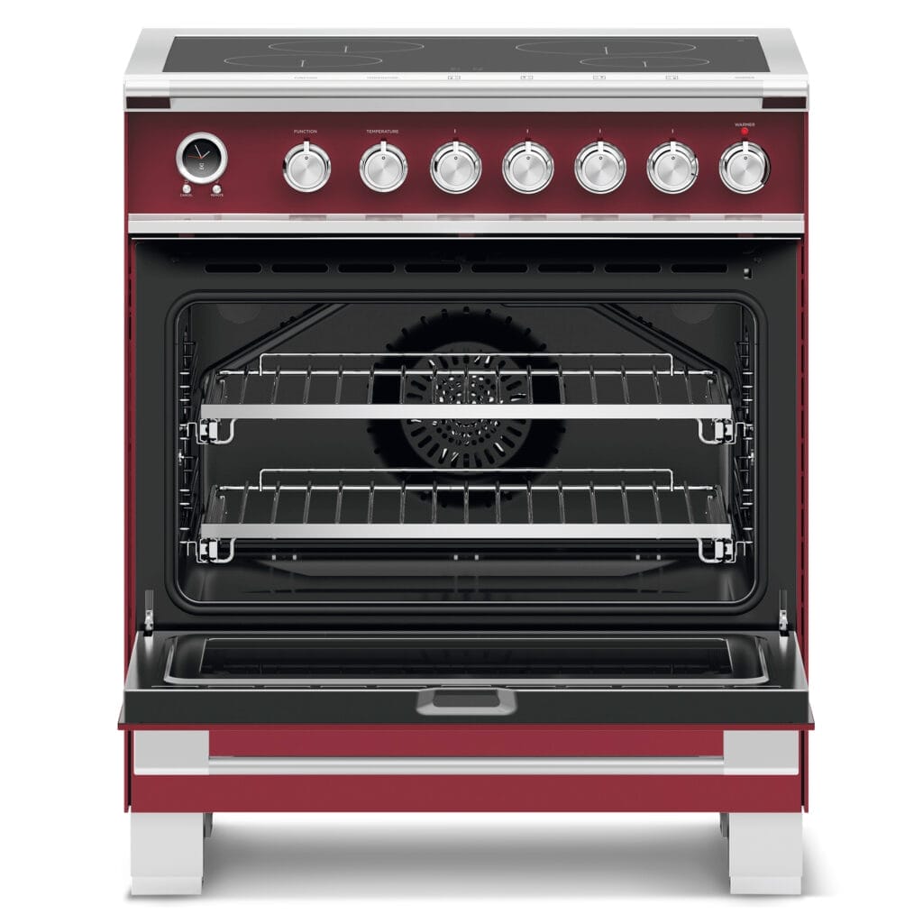 Red induction oven