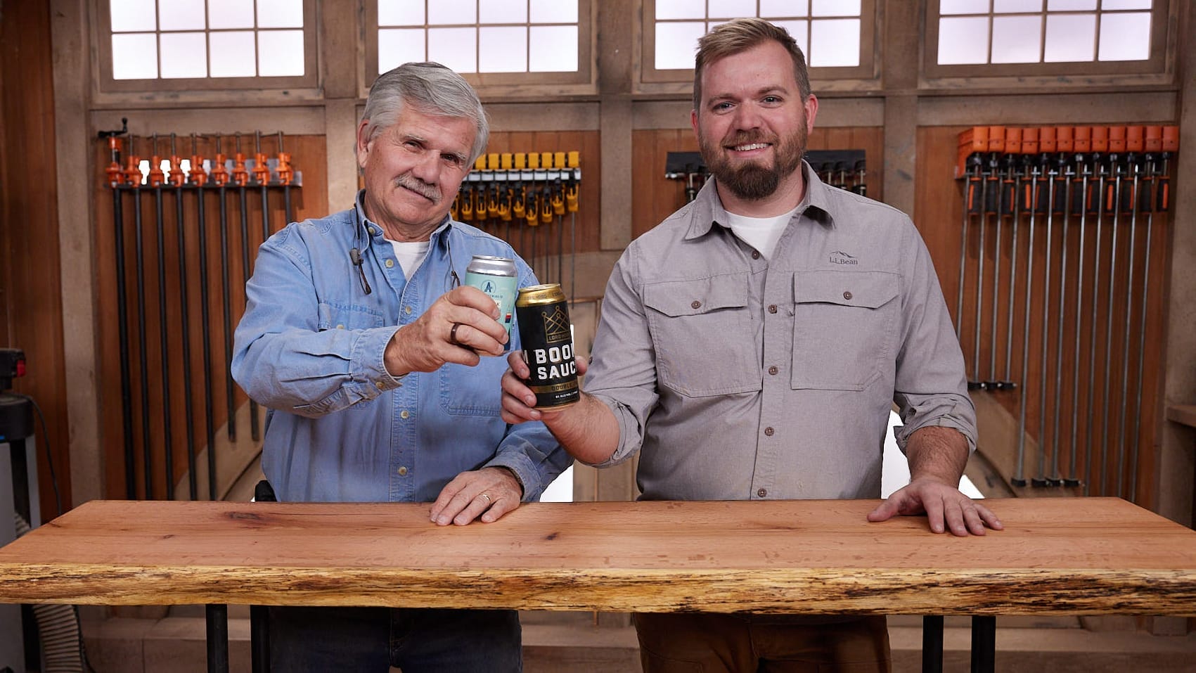 S21 E26, Tom Silva and Nathan Gilbert build a wooden bar top