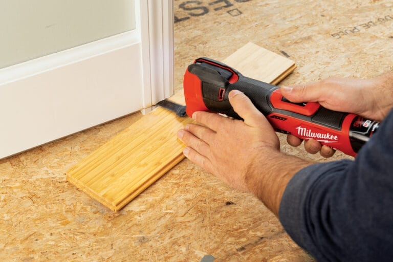 using an oscillating multitool