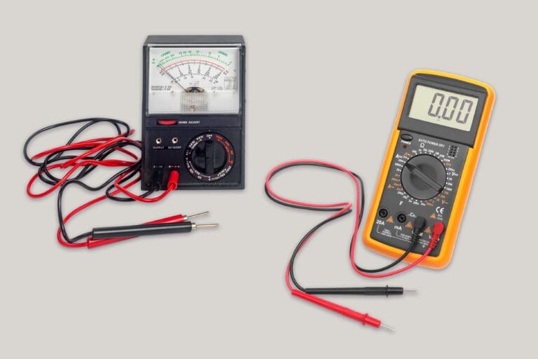 Image of Digital and analog multimeters