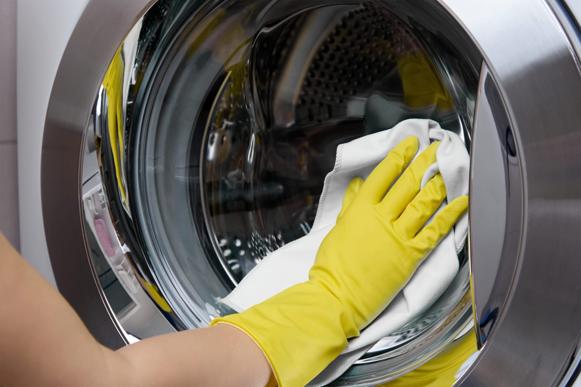 Cleaning inside a dryer
