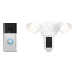 Ring Doorbell and Floodlight Bundle Logo