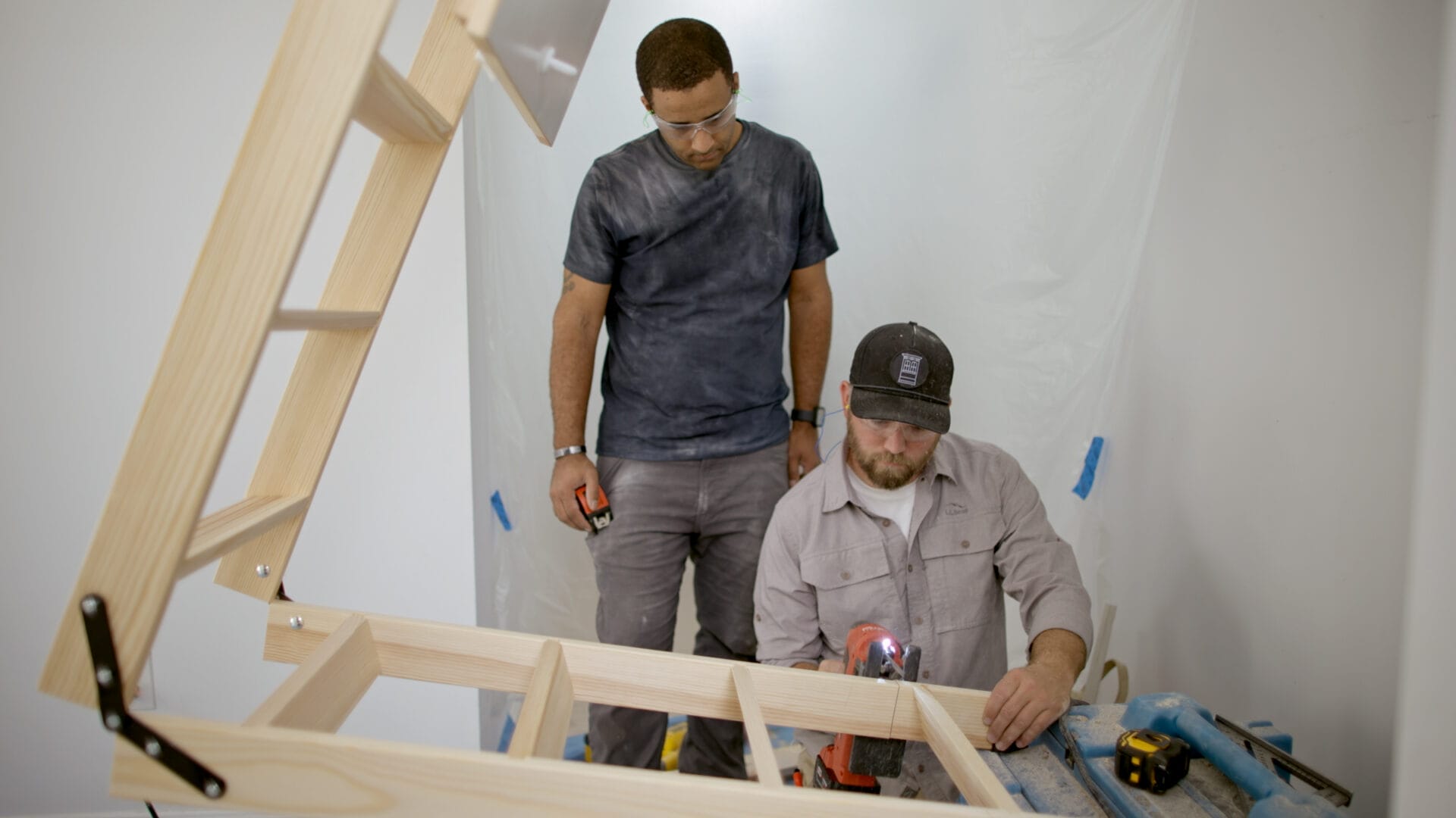 S24 E13: Nathan Gilbert replaces a pull-down attic ladder